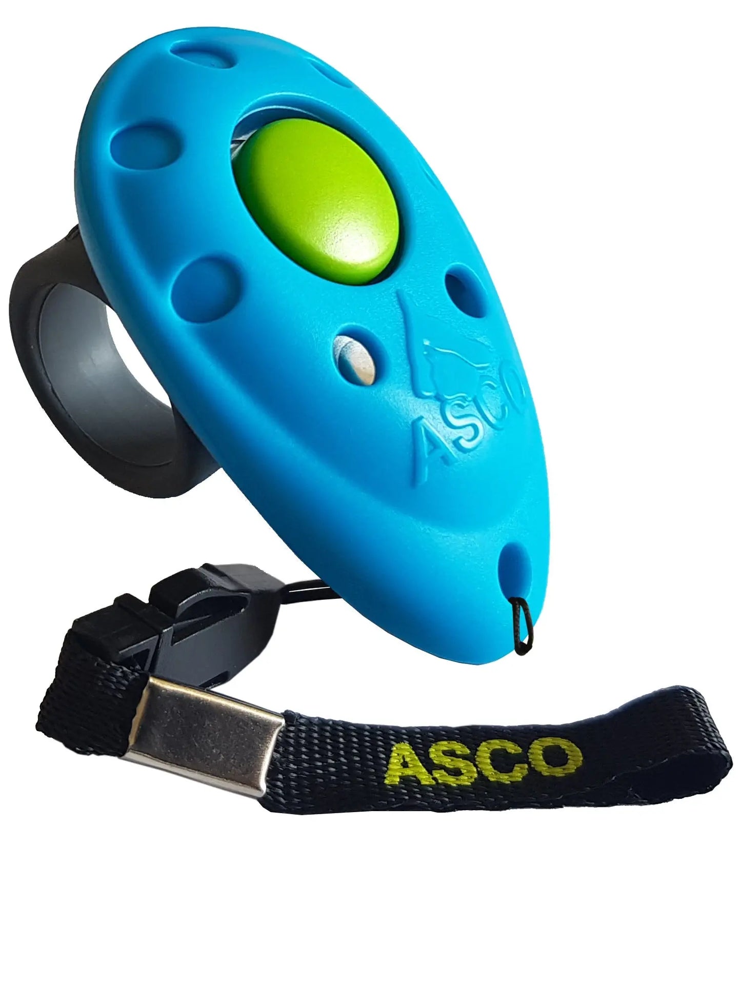 ASCO Finger Clicker – Clickertraining Premium Klicker für Hunde, Katzen, Pferde - Medikratz 