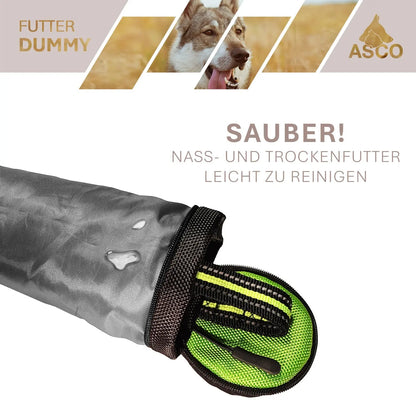 ASCO Hundedummy – Apportier- und Snack-Dummy (21x7 cm) - Medikratz 