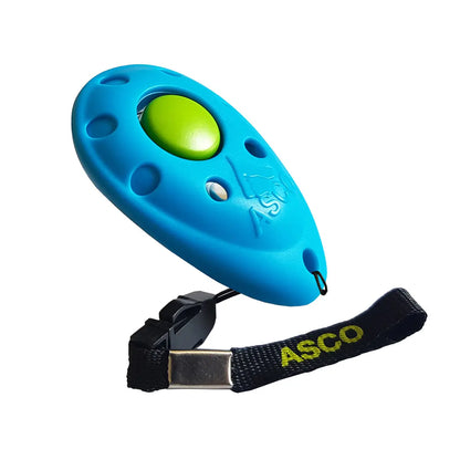 ASCO Premium Clicker – Clickertraining Profi Klicker für Hunde, Katzen, Pferde - Medikratz 