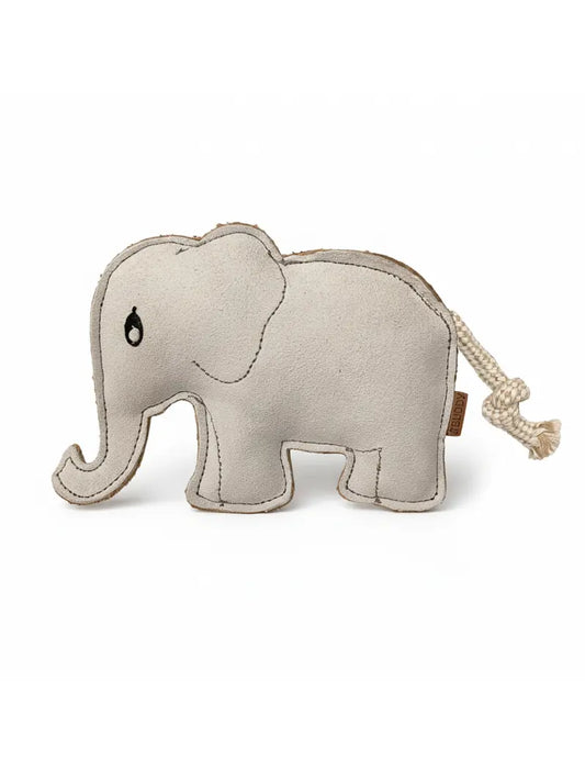 BUDDY. Hundespielzeug aus Leder "Elefant" - Medikratz 