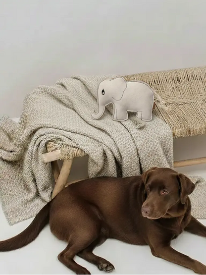 BUDDY. Hundespielzeug aus Leder "Elefant" - Medikratz 