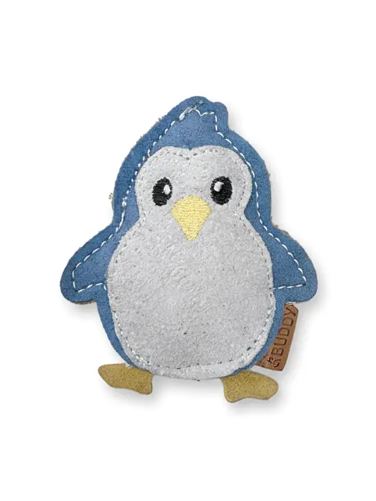 BUDDY. Hundespielzeug aus Leder "Kleiner Pinguin" - Medikratz 