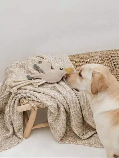 BUDDY. Hundespielzeug aus Leder "Möwe" - Medikratz 