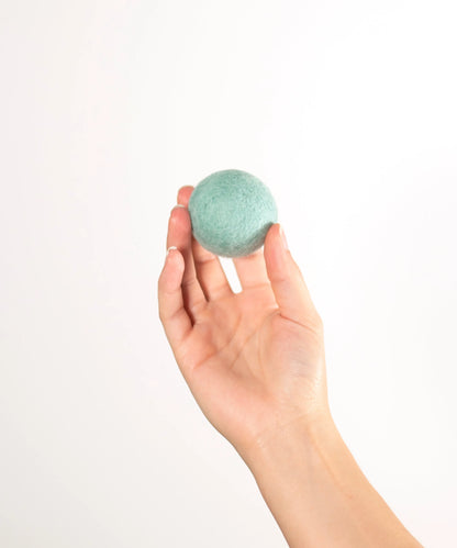 BUDDY. Hundespielzeug aus Schafwolle "Ball" - Mint - Medikratz 