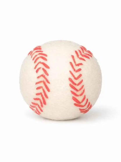 BUDDY. Hundespielzeug aus Schafwolle "Baseball" - Medikratz 