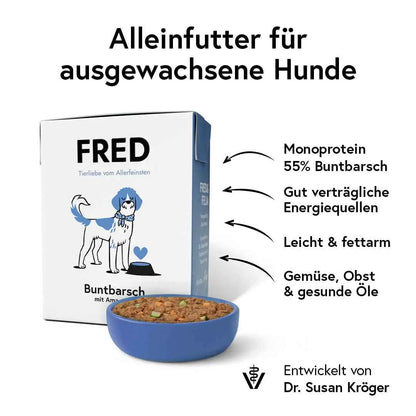 Buntbarsch mit Amaranth FRED & FELIA