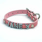 Cooles Kroko Hundehalsband personalisiert mit Glitzersteinen + Symbol - Medikratz 