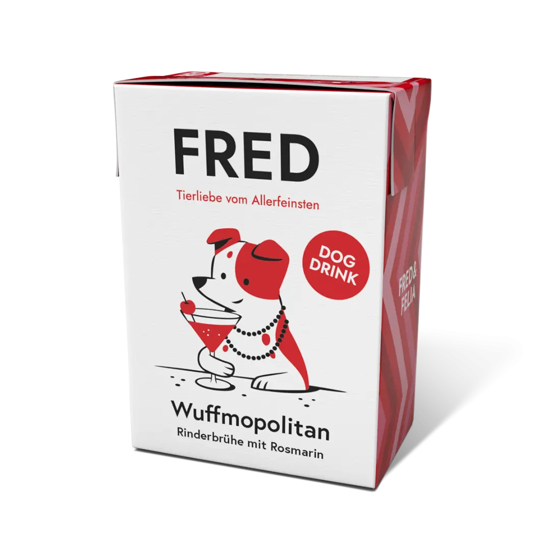 Dog Drink "Wuffmopolitan" FRED & FELIA