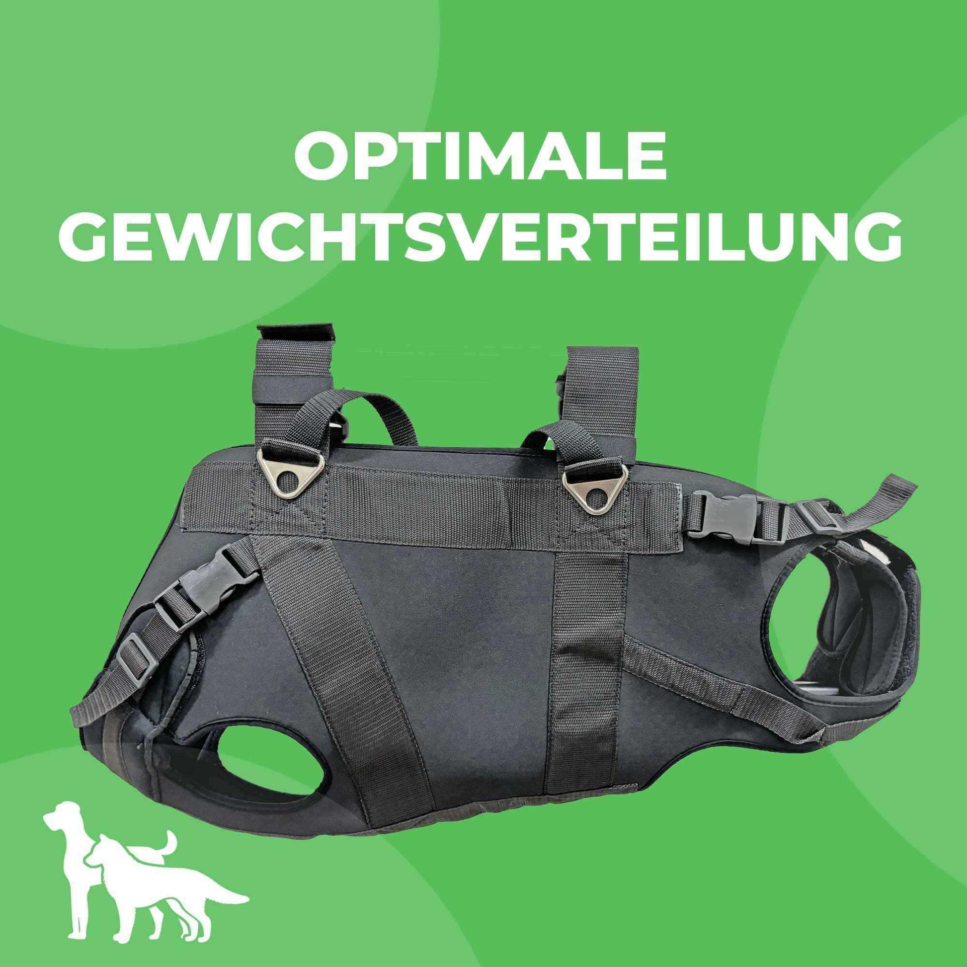 Durchgehende Tragehilfe für Hunde - Medikratz 