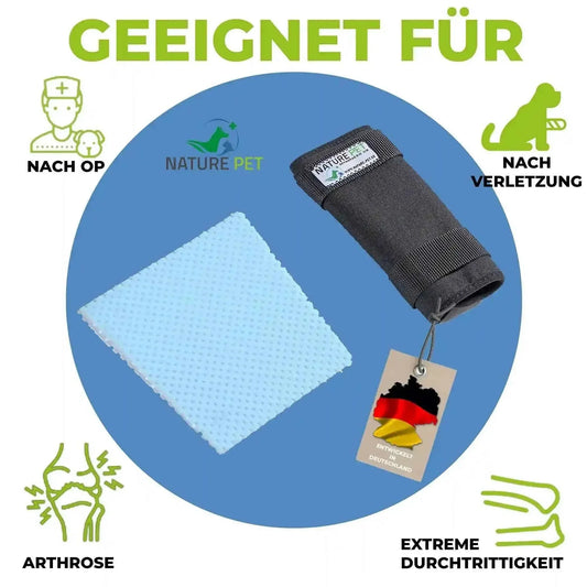 Durchtrittigkeits Bandage für Hunde mit Turbocast - Medikratz 