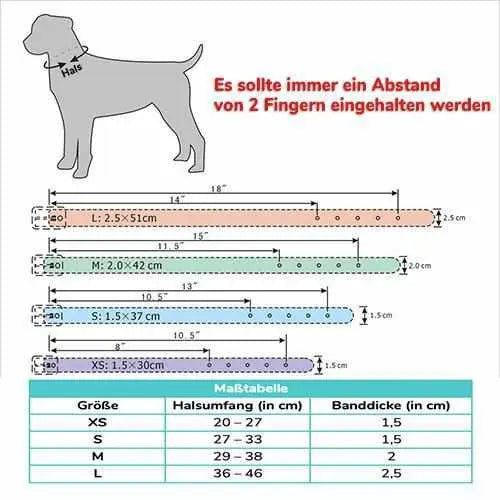 Edles Hundehalsband personalisiert mit Glitzersteinen + Symbol - Medikratz 