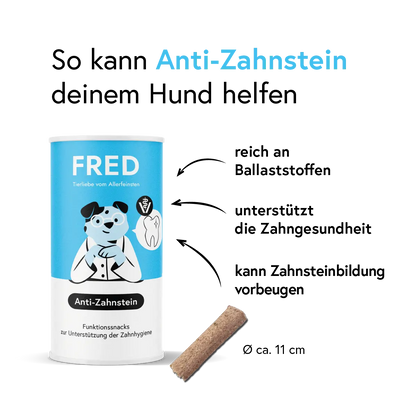Funktionssnack Anti-Zahnstein FRED & FELIA