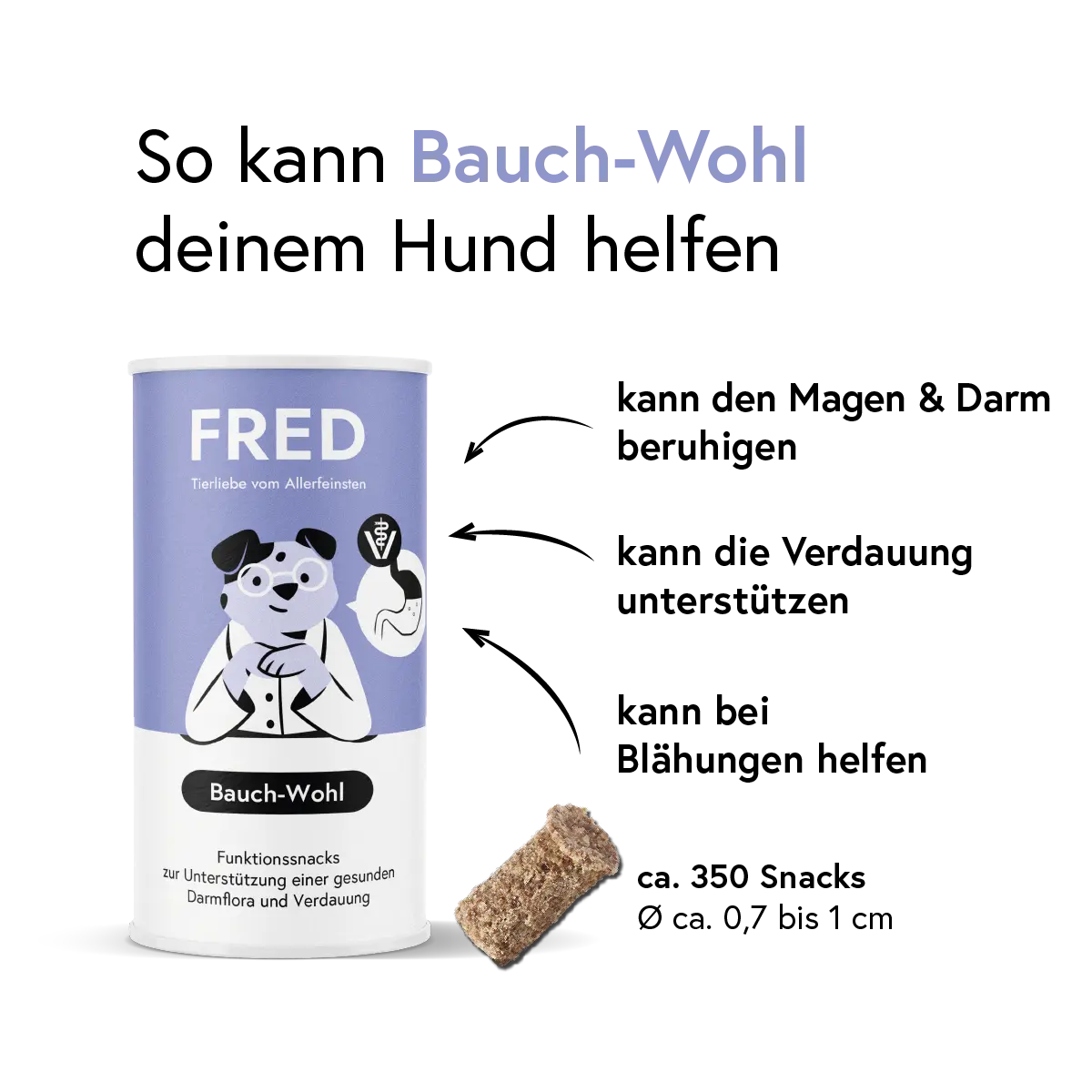 Funktionssnack Bauch-Wohl FRED & FELIA