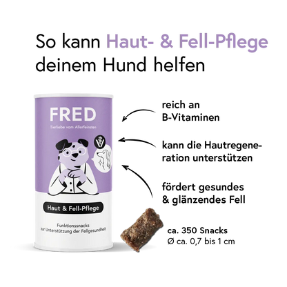 Funktionssnack Haut & Fell-Pflege FRED & FELIA