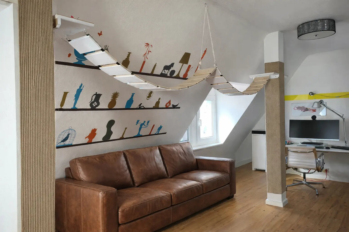 Hängebrücke Natur - Medikratz 