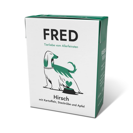 Hirsch mit Kartoffeln & Steckrüben FRED & FELIA