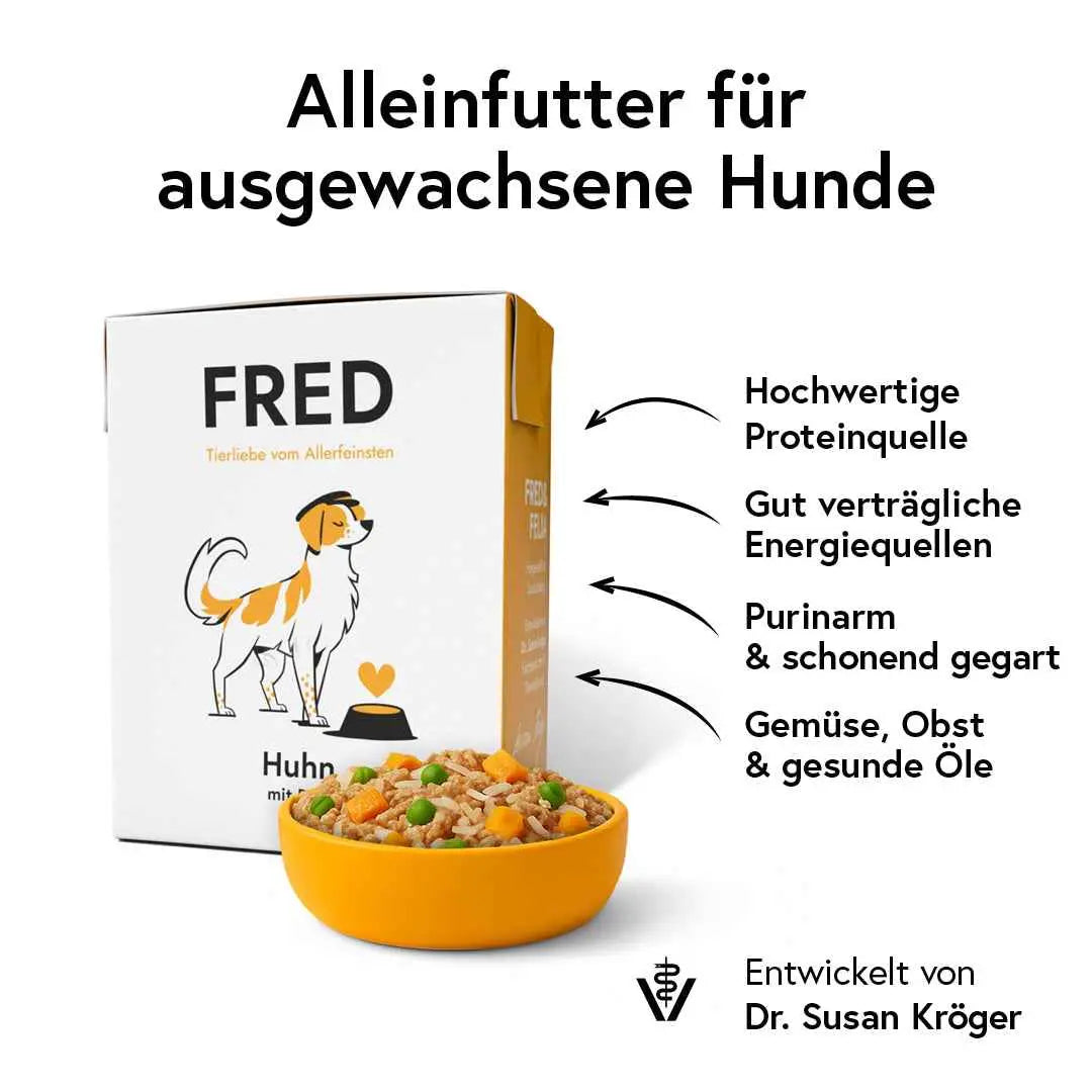 Huhn mit Reis FRED & FELIA