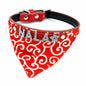 Hundehalstuch mit Namen und Hundehalsband aus echtem Leder. Besetzt mit glitzer Strass-Buchstaben - Medikratz 