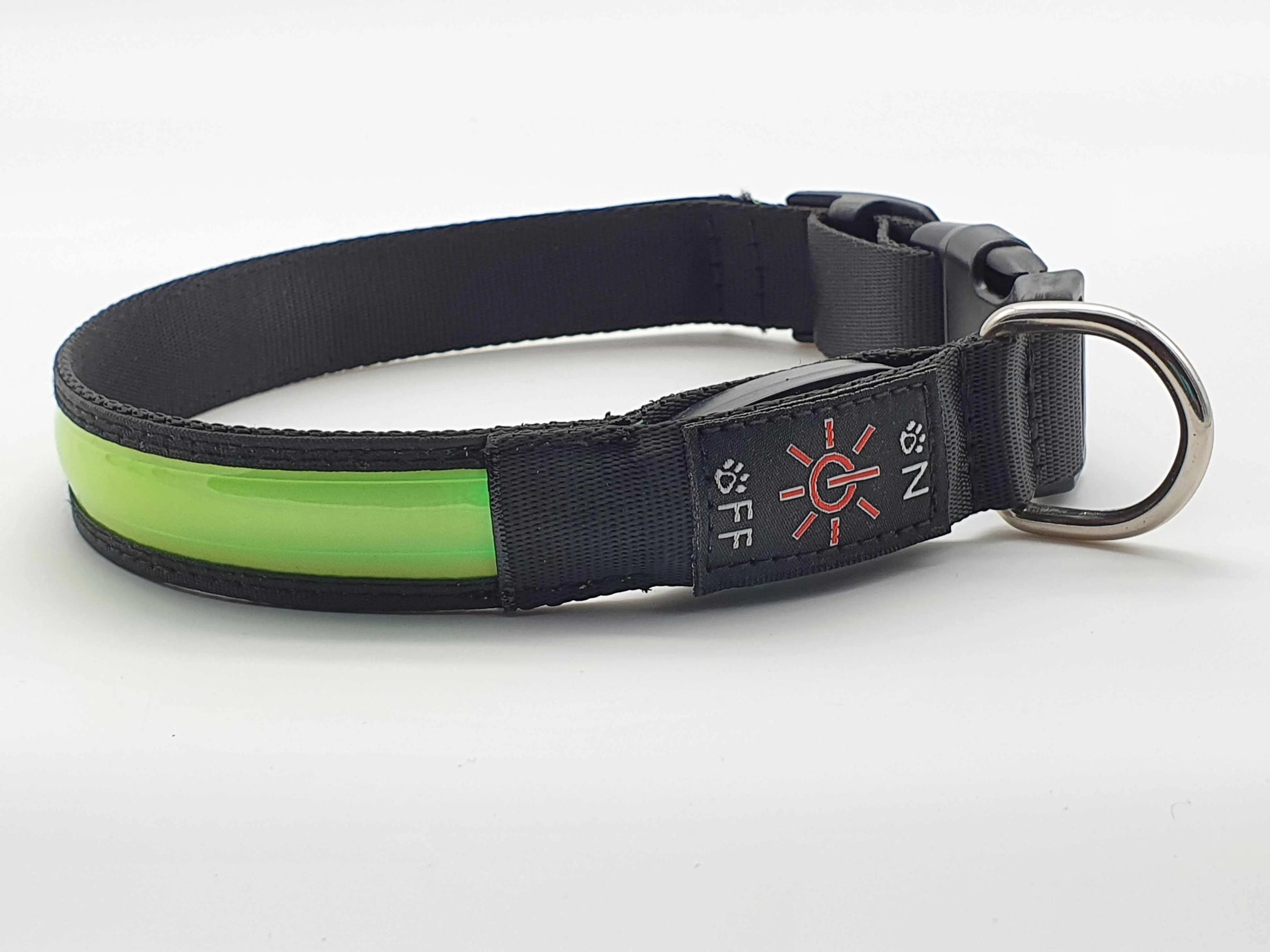 LED Hundehalsband, Stabiles Nylon mit USB Anschluß - Medikratz 