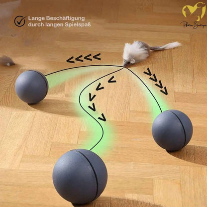 MAUSBALL - interaktives Katzenspielzeug, Ball für Katzen, Selbstbeschäftigung & Bewegung - Medikratz 