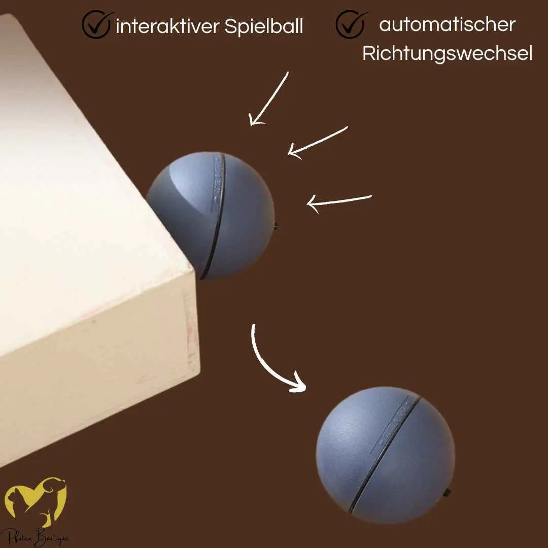 MAUSBALL - interaktives Katzenspielzeug, Ball für Katzen, Selbstbeschäftigung & Bewegung - Medikratz 
