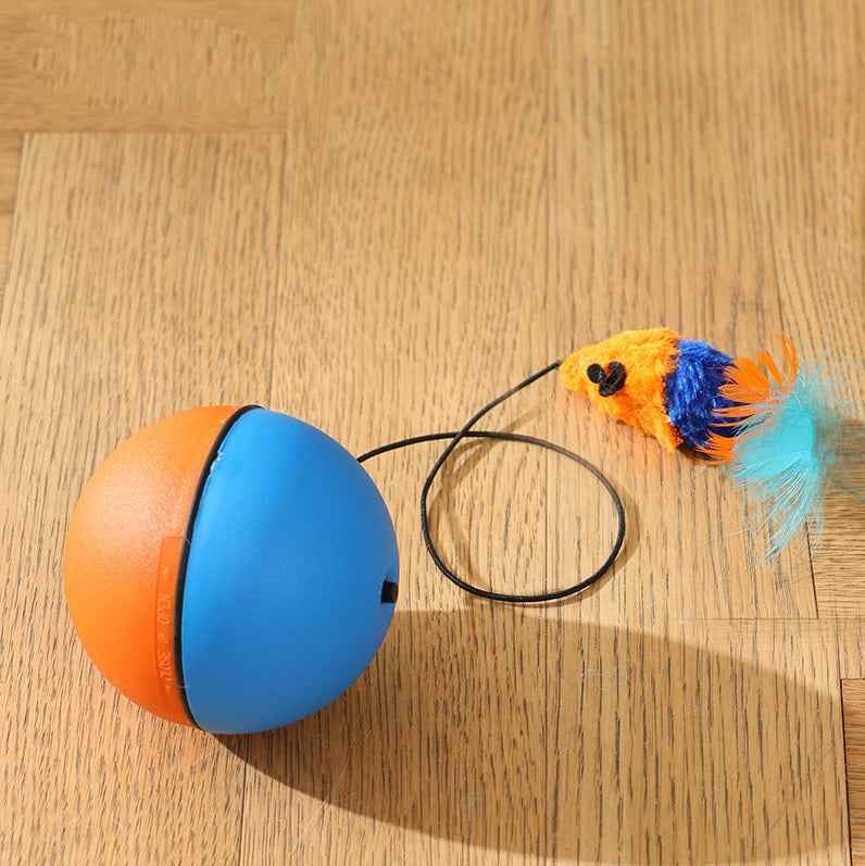 MAUSBALL - interaktives Katzenspielzeug, Ball für Katzen, Selbstbeschäftigung & Bewegung - Medikratz 