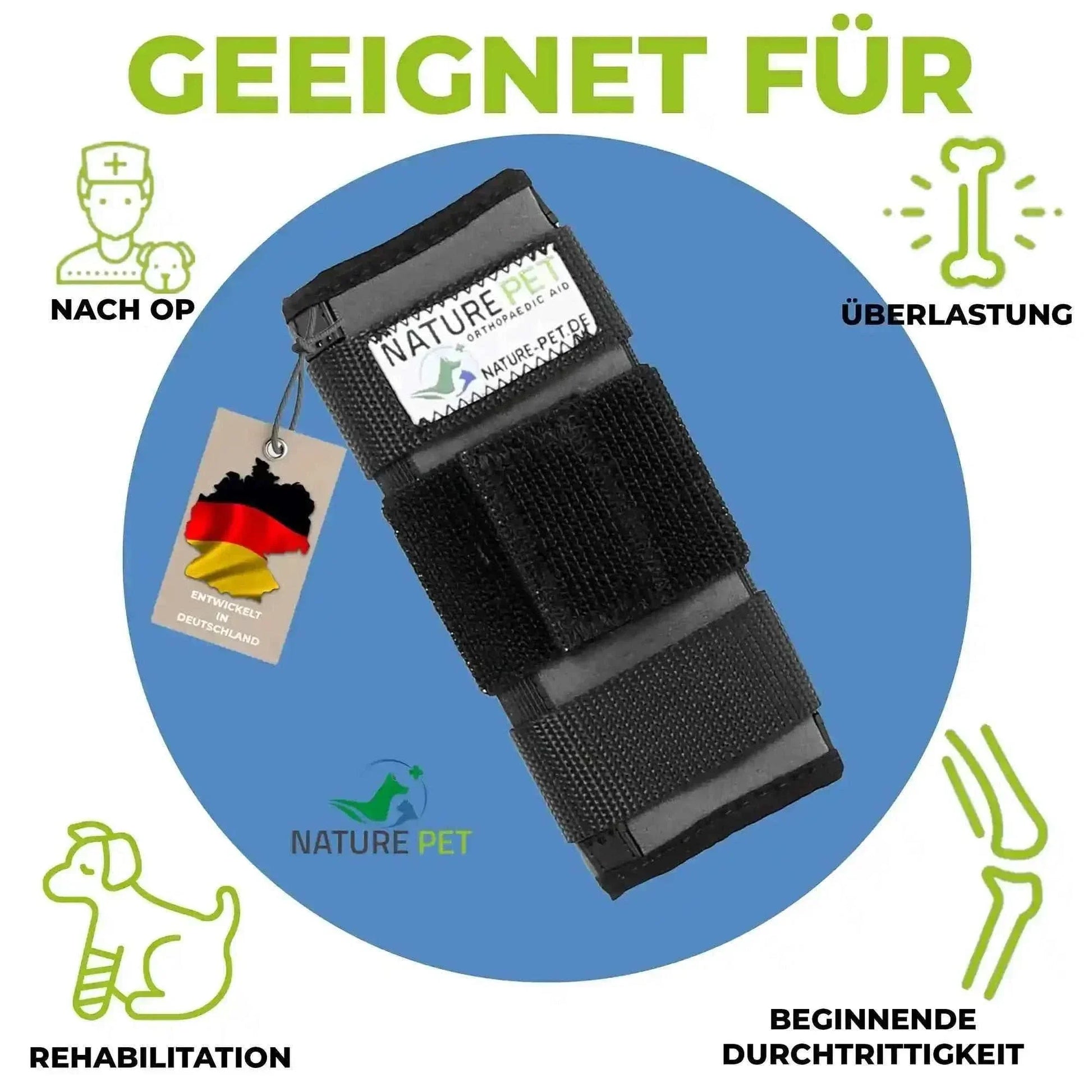Medium Handgelenksbandage für Hunde - Medikratz 