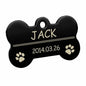 Personalisierte Hundemarke Knochenform – Individuell gravierte Metallmarke für Hunde & Katzen – Robustes Material, verschiedene Größen & Farben - Medikratz 