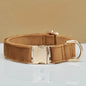 Personalisiertes Samt Hundehalsband "Emilia" mit Gravur – Verstellbar & Elegant - Medikratz 