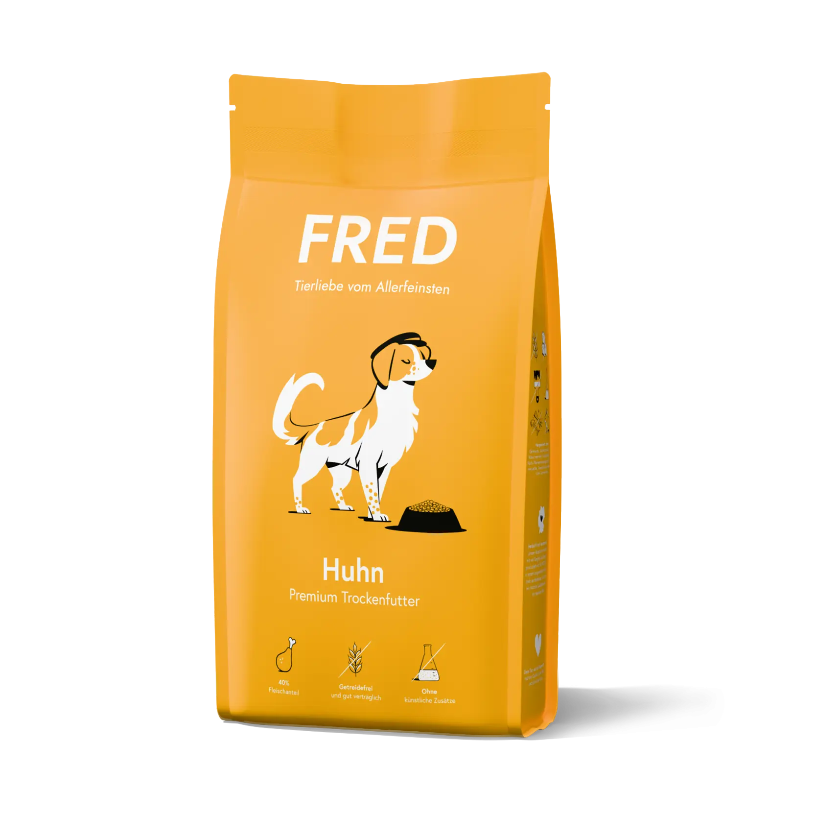 Premium Trockenfutter Huhn FRED & FELIA