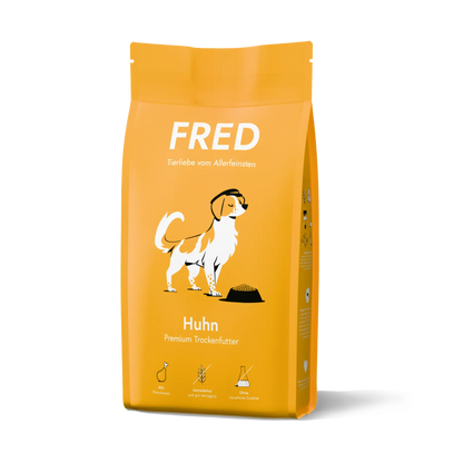 Premium Trockenfutter Huhn FRED & FELIA