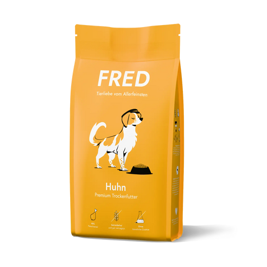 Premium Trockenfutter Huhn FRED & FELIA