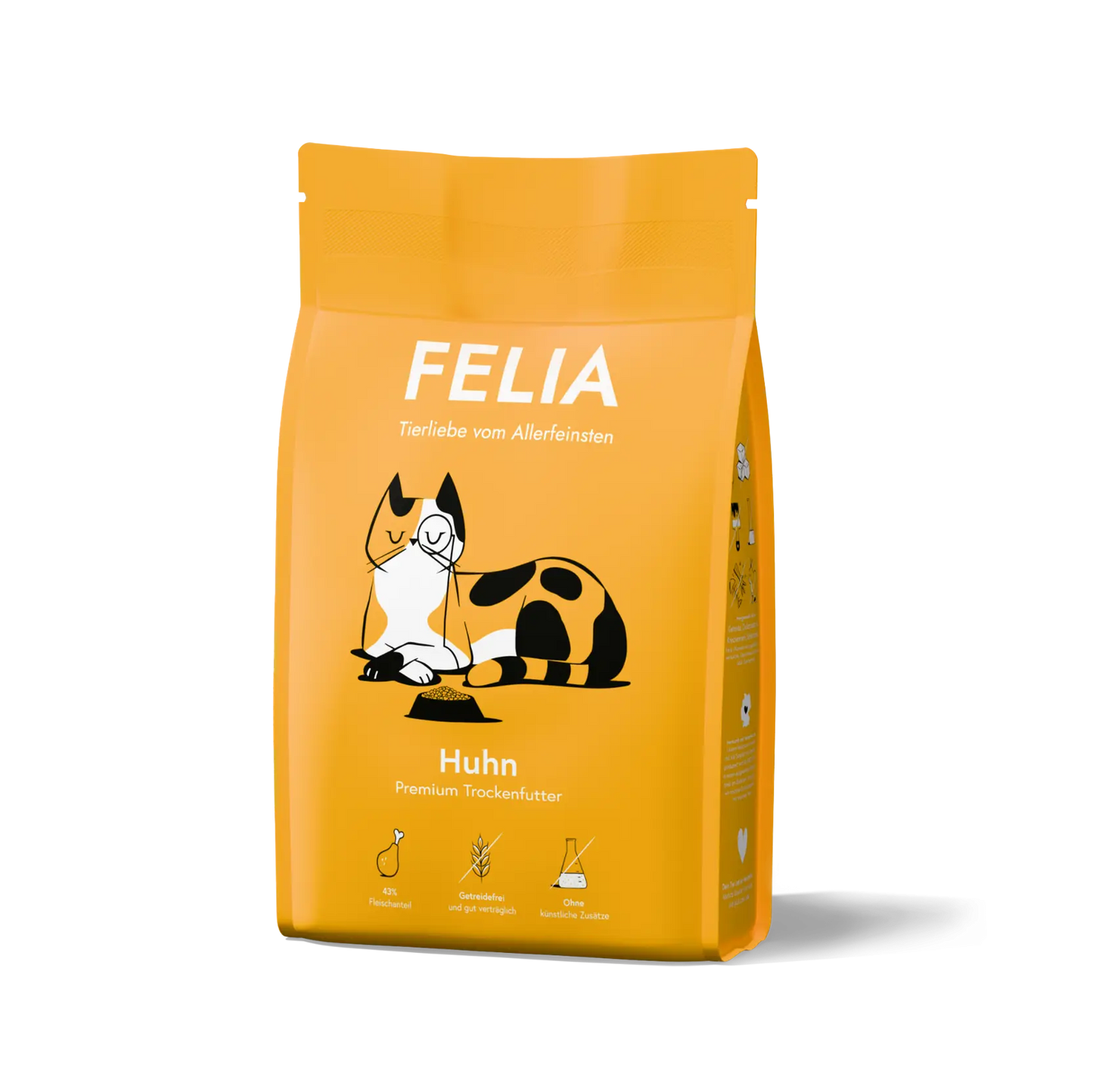 Premium Trockenfutter Huhn FRED & FELIA
