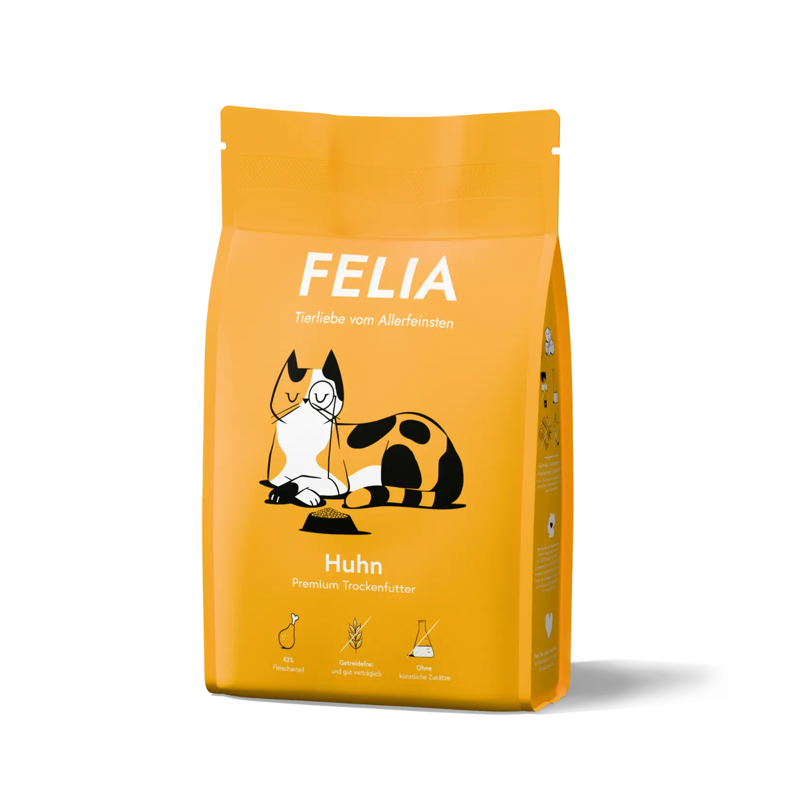Premium Trockenfutter Huhn FRED & FELIA