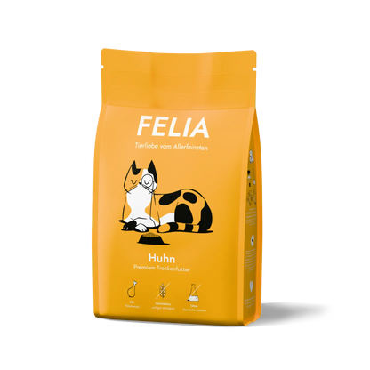 Premium Trockenfutter Huhn FRED & FELIA