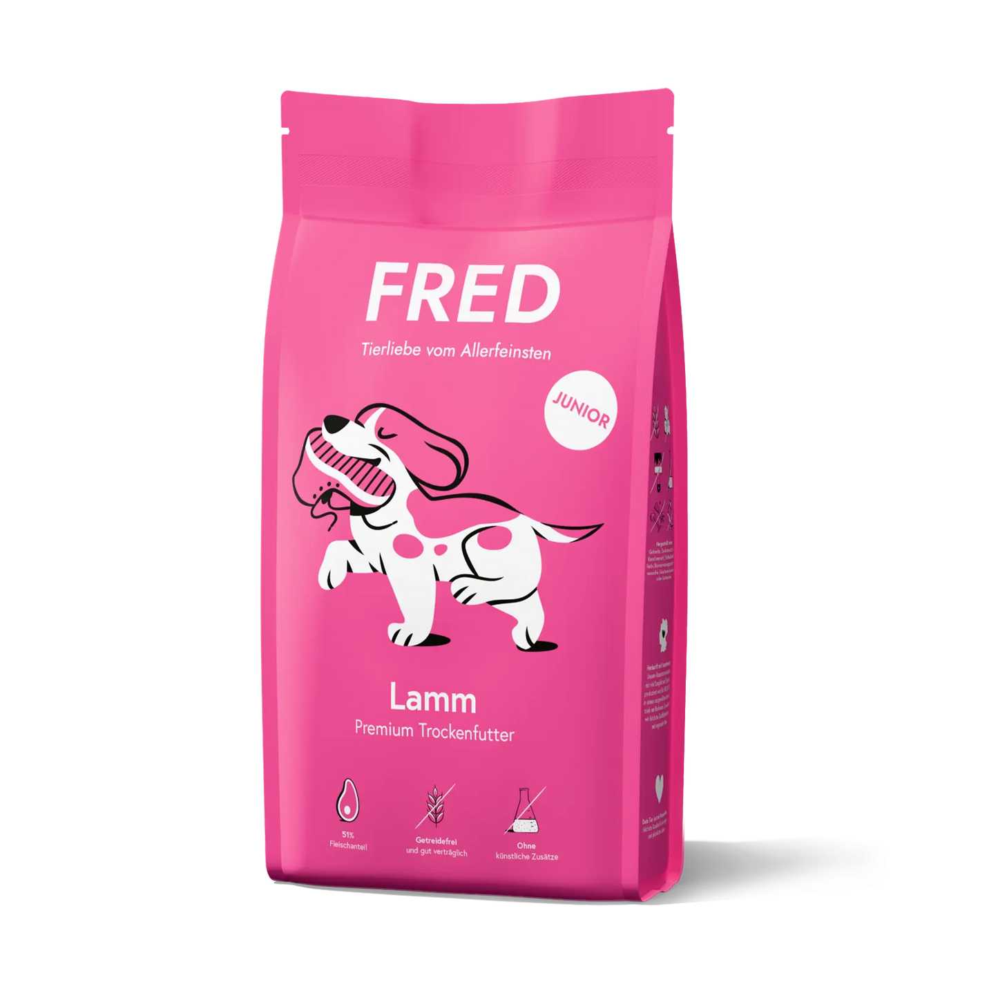 Premium Trockenfutter JUNIOR Lamm FRED & FELIA