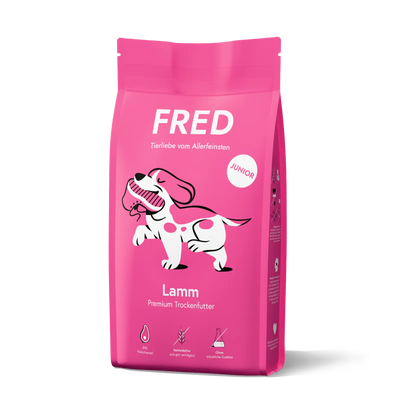 Premium Trockenfutter JUNIOR Lamm FRED & FELIA