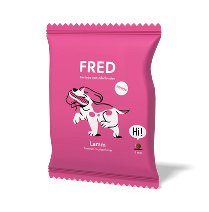 Premium Trockenfutter JUNIOR Lamm FRED & FELIA