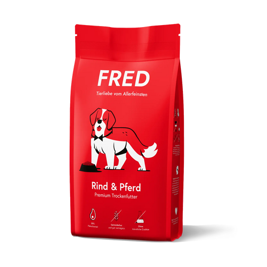 Premium Trockenfutter Rind & Pferd FRED & FELIA