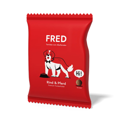 Premium Trockenfutter Rind & Pferd FRED & FELIA