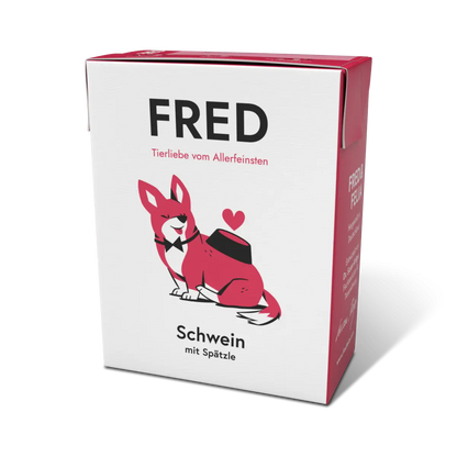 Schwein mit Spätzle FRED & FELIA