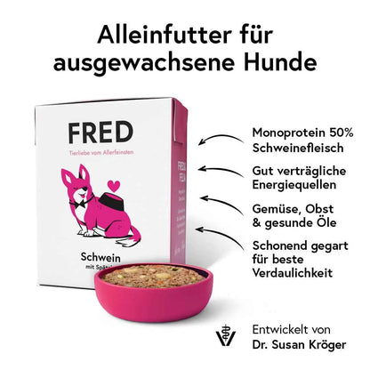 Schwein mit Spätzle FRED & FELIA