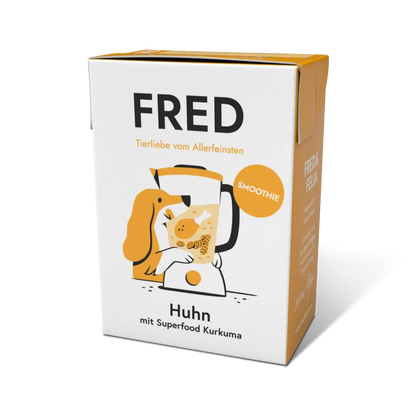 Smoothie Huhn mit Kurkuma FRED & FELIA