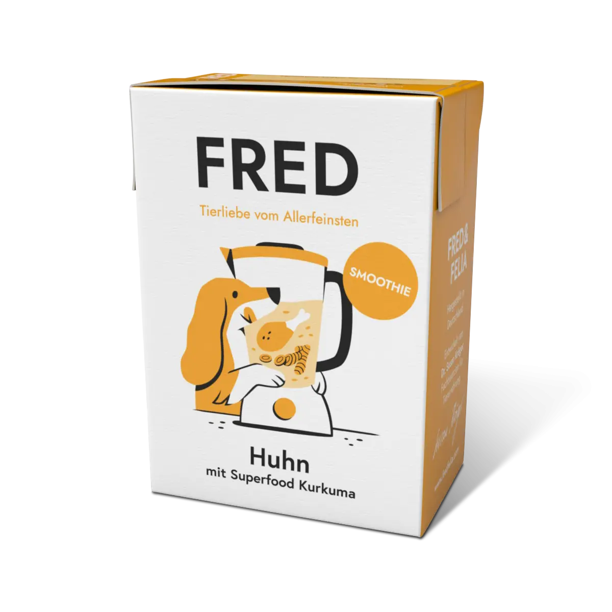 Smoothie Huhn mit Kurkuma FRED & FELIA
