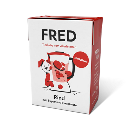 Smoothie Rind mit Hagebutte FRED & FELIA