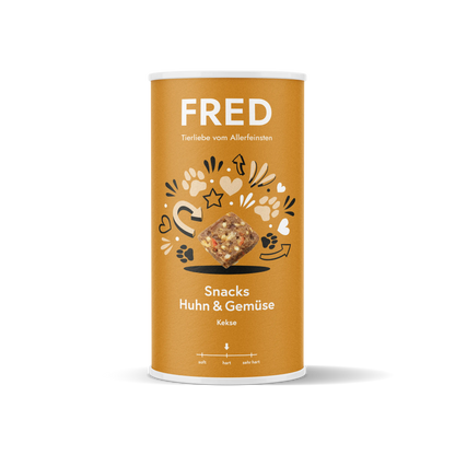 Snacks Huhn & Gemüse FRED & FELIA