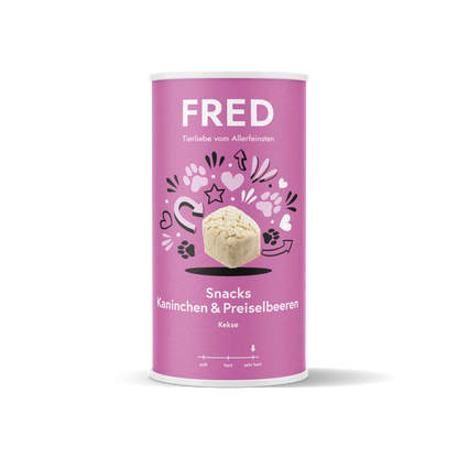 Snacks Kaninchen & Preiselbeeren FRED & FELIA