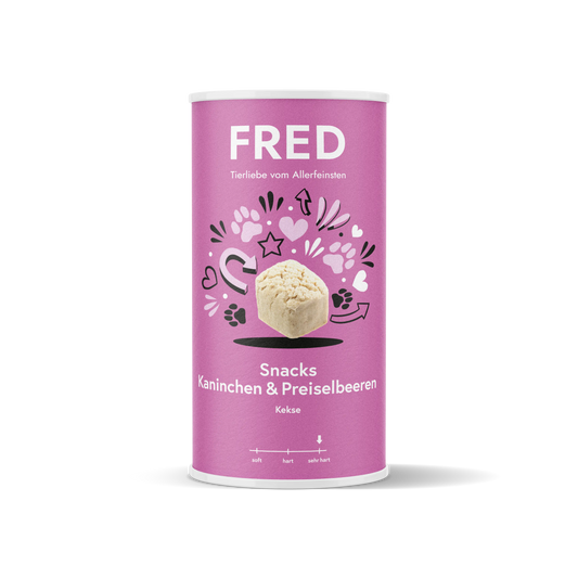 Snacks Kaninchen & Preiselbeeren FRED & FELIA