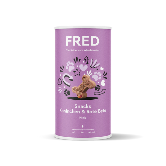 Snacks Kaninchen & Rote Bete Minis FRED & FELIA