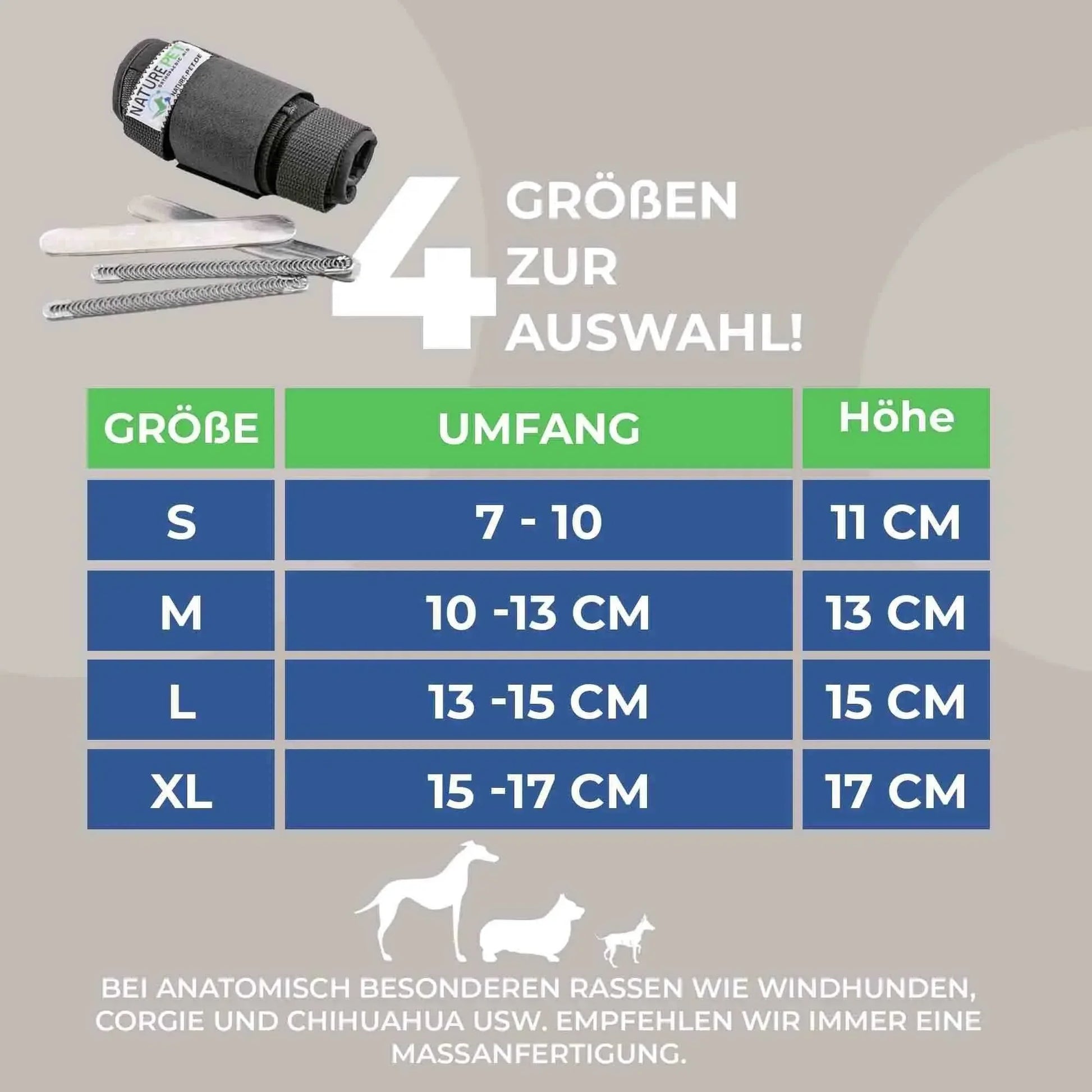 Stabilisierungs Handgelenkbandage für Hunde - Medikratz 
